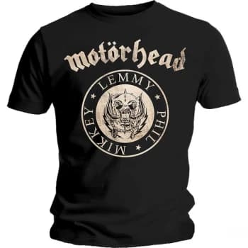 Motorhead - Undercover Seal Newsprint Unisex X-Large T-Shirt - Black