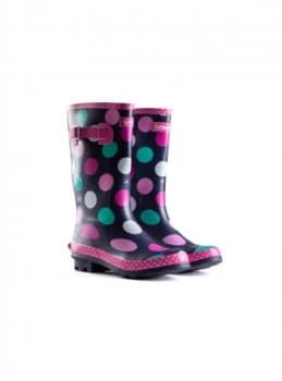 Dotty Print Wellies - 5