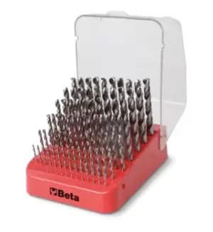 Beta Tools 412/SP91 HSS Entirely Ground Burnished Twist Drill Comprehensive Set