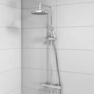 Thermostatic Mixer Bar Shower with Round Overhead & Handset - Koto