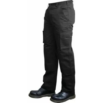 Tuffsafe - Cargo Trousers Black 30' W 33' Leg
