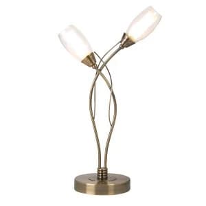 Village At Home Nottingham Table Lamp - Antique Copper