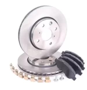 MAPCO Brake disc and pads set PEUGEOT,TOYOTA,CITROEN 47355 1613819880,4246J0,424994 1613819880,4246F0,424954,424994,435120H010,435120H040