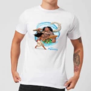 Disney Moana Wave Mens T-Shirt - White