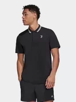 adidas Juventus Polo Shirt, Black Size M Men