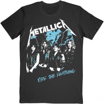 Metallica - Vintage Ride The Lightning Unisex Large T-Shirt - Black