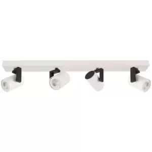 Italux Mola Modern 4 Light Ceiling Spotlight Bar, GU10