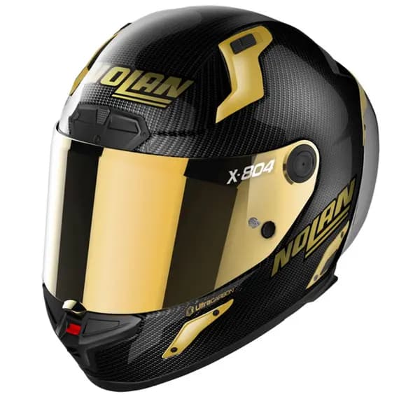 Nolan X-804 RS Ultra Carbon Golden Edition 003 Full Face Helmet Size 2XL