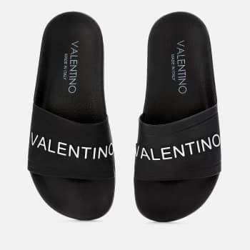 Valentino Shoes Womens Slide Sandals - Black - UK 5