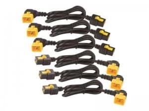 APC AP8716R Power Cord Kit (6 ea) Locking C19 to C20 (90 Degree) - 1.8