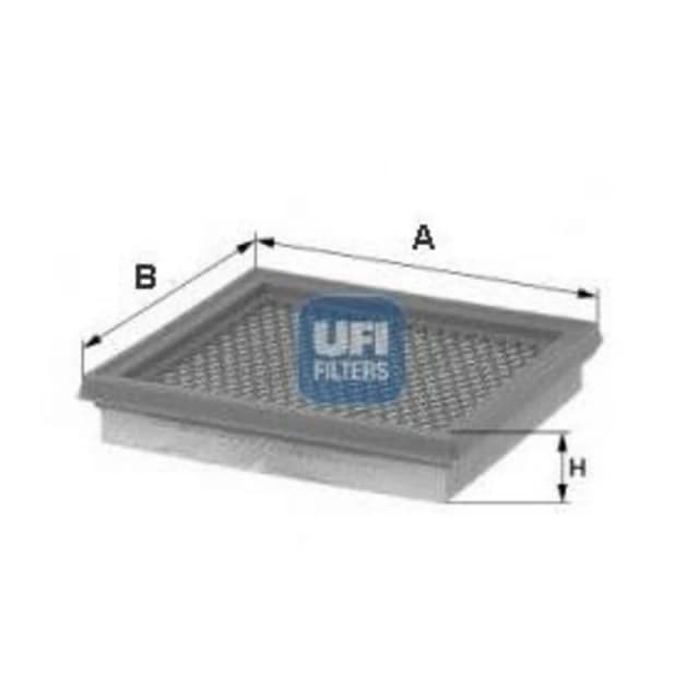 UFI 30.626.00 Air filter 53 162 276 Filter Insert MAZDA: 3 Hatchback, CX-7, 5 Air Filter (8)