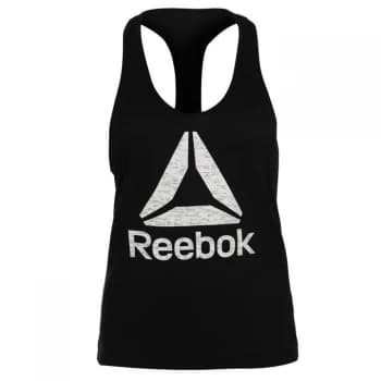 Reebok Logo Tank Top Ladies - Black/White