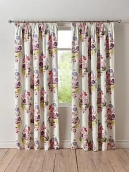 Wendy Tait Bouquet Blackout 3" Pleated Curtains