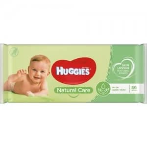 Huggies Natural Care Baby Wipes - 56 Wipes