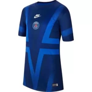 Nike Psg Dry Top Ss Pmv C - Blue