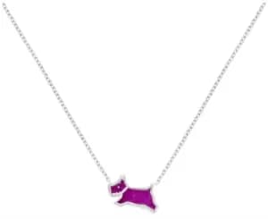 Radley RYJ2379 Dog Logo Pendant Necklace Silver Jewellery