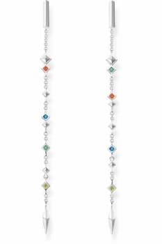 Thomas Sabo Jewellery Paradise Colours Spike Long Drop Earrings H2037-166-7