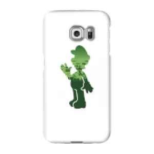 Nintendo Super Mario Luigi Silhouette Phone Case - Samsung S6 Edge - Snap Case - Gloss