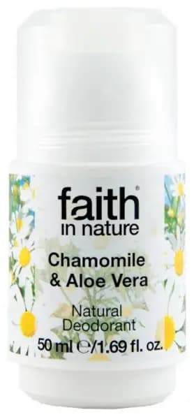 Faith in Nature Aloe Vera and Camomile Roll On Deodorant 50ml
