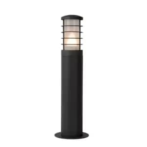Solid Modern Bollard Light Outdoor - Ø9cm - 1xE27 - IP54 - Anthracite