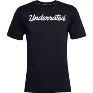 Under Armour Curry Embroidered T Shirt Mens - Black
