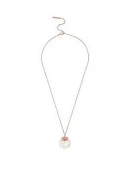 Olivia Burton Bejewelled Bee Necklace Rose Gold & Rose Quartz