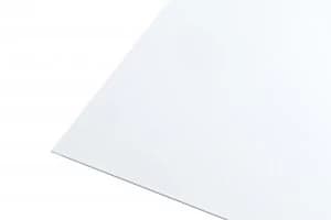 Wickes Metal Sheet White Powder Coated Aluminium 250 x 500mm