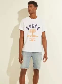 Guess Acid Wash Print T-Shirt