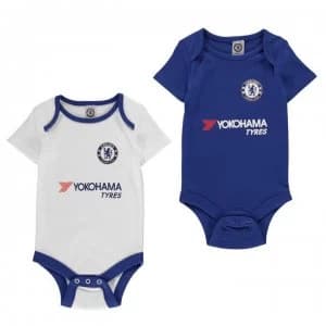 Team Football Body Vest Set Baby Boys - Chelsea