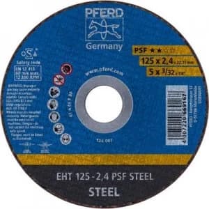 PFERD Psf Steel 61719026 Cutting disc (straight) 125mm 22.23mm 25 pc(s)