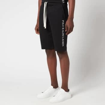 Polo Ralph Lauren Mens Loopback Jersey Slim Shorts - Polo Black - L