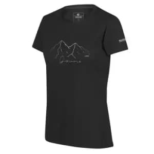 Regatta Womens Fingal VI T-Shirt - Black