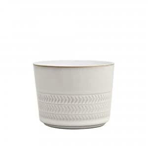 Denby Natural Canvas Textured Open Sugar Bowl