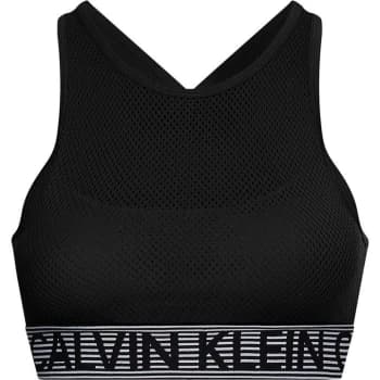 Calvin Klein Performance Tape Bra - Black/White