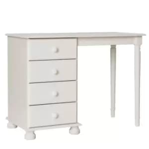Copenhagen Single Dressing Table In White