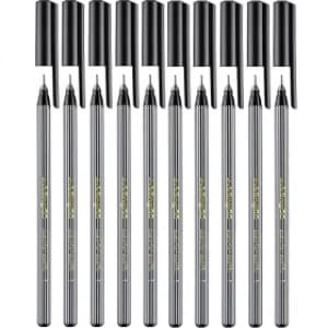 Edding 55 Fineliner - Black (10 Pack)