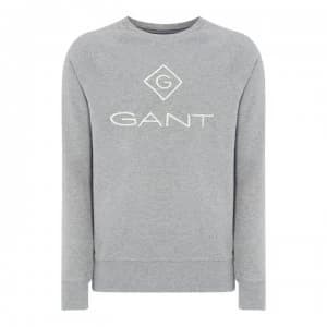 Gant Gant New Logo Sweater - Grey 093