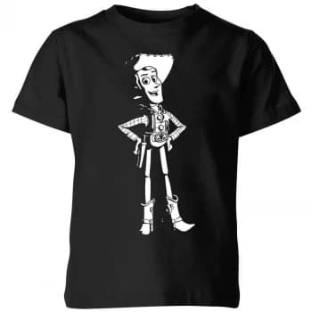 Toy Story Sheriff Woody Kids T-Shirt - Black - 11-12 Years