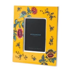 Wedgwood Wonderlust Yellow Tonquin Photo Frame 4x6in Yellow