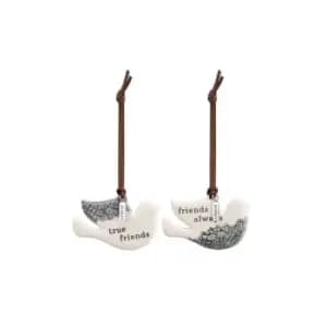 Friends One to Keep, One to Share Ornament Set