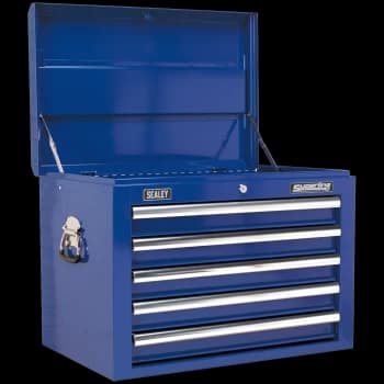 Sealey Superline Pro 5 Drawer Tool Chest Blue