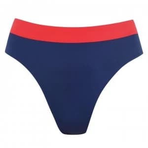 Tommy Bodywear Bold High Waist Cheeky Bikini Bottoms - Red Glare XL7