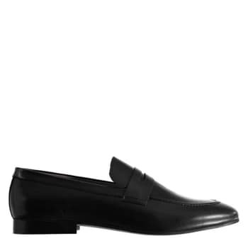 H By Hudson H Bolton Saddle Loafers - Black