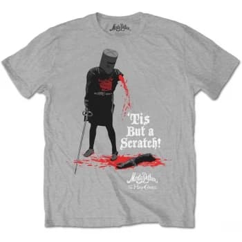 Monty Python - Tis But A Scratch Unisex X-Small T-Shirt - Grey