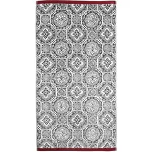 Bedeck of Belfast Grey Cotton and Polyester 'Amaya' Duvet Cover - double