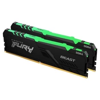 Kingston FURY Beast RGB 32GB (2x 16GB) 3600MHz DDR4 Memory - Desktop