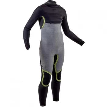 Gul 3/2 Jnr Bib Chest B/S Steamer - BLK/LIME