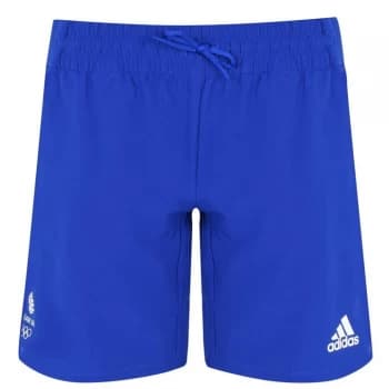 adidas Team GB Woven Shorts Ladies - Royal Blue