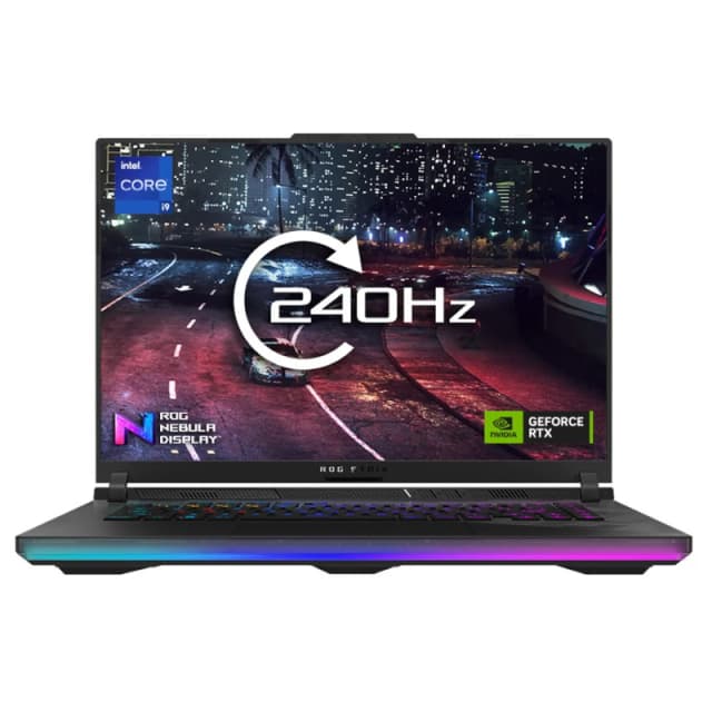 ASUS ROG Strix SCAR 16 NVIDIA RTX 4080 32GB 16.0 ROG Nebula Display WQXGA 240Hz Intel i9-14900HX Gaming Laptop