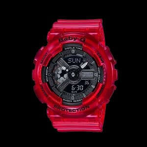 Casio Baby-G Standard Analog-Digital Watch BA-110CR-4A - Red